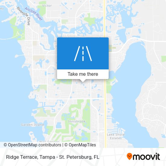 Ridge Terrace map