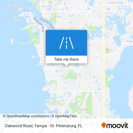 Oakwood Road map