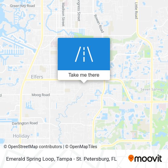 Emerald Spring Loop map