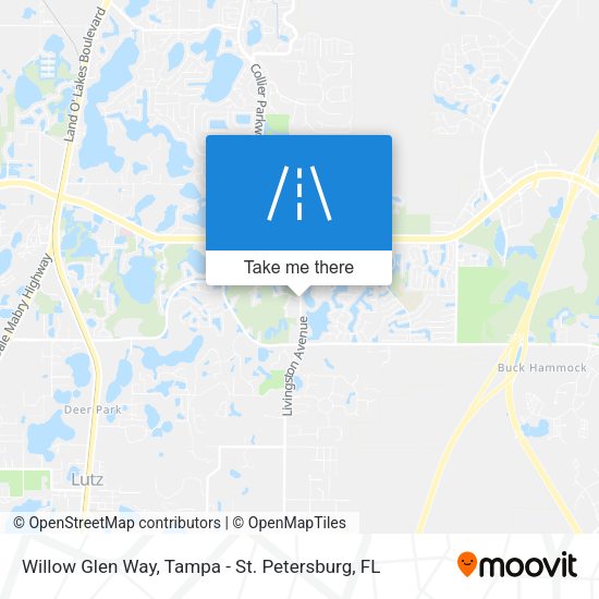 Willow Glen Way map