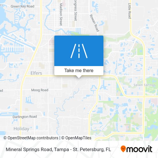 Mineral Springs Road map