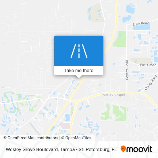 Wesley Grove Boulevard map