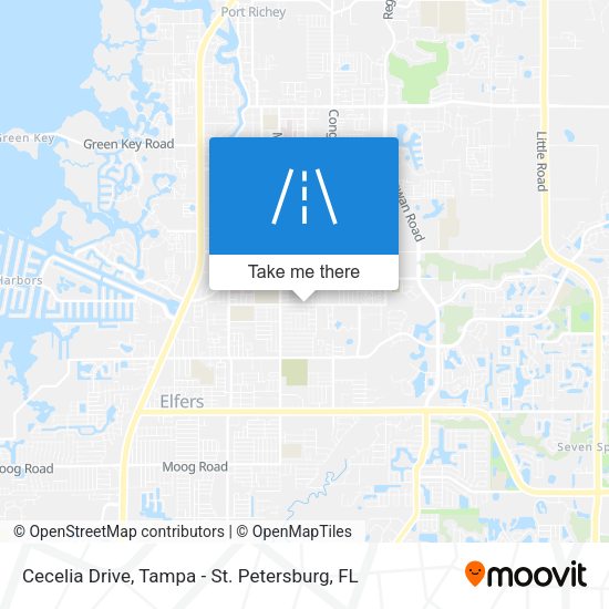 Cecelia Drive map