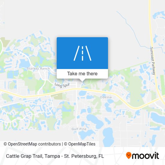 Cattle Grap Trail map
