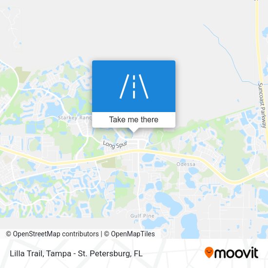 Lilla Trail map