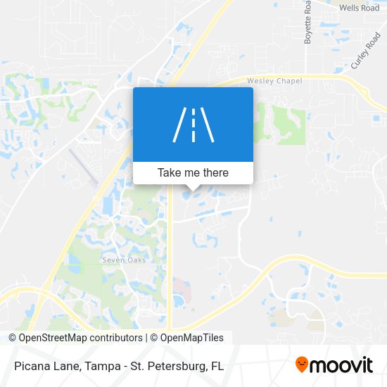 Picana Lane map