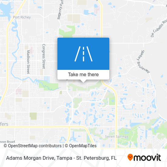 Adams Morgan Drive map