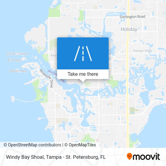 Mapa de Windy Bay Shoal