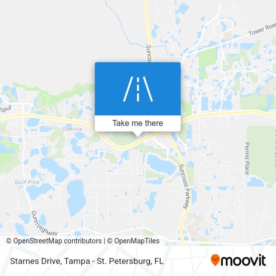 Starnes Drive map