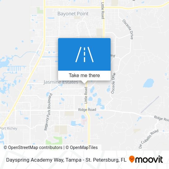 Dayspring Academy Way map