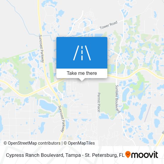 Cypress Ranch Boulevard map