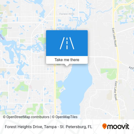 Mapa de Forest Heights Drive