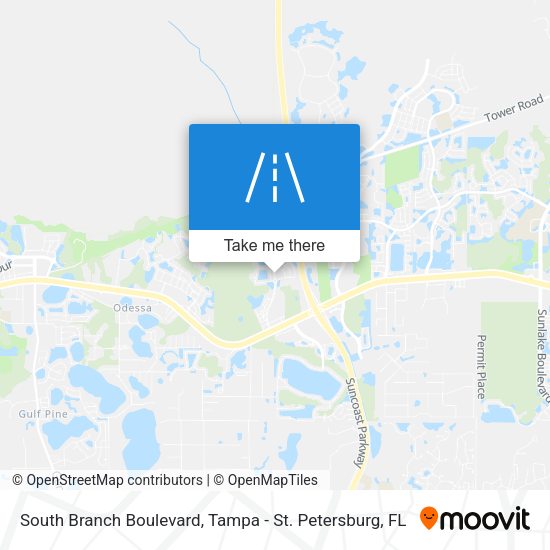 Mapa de South Branch Boulevard