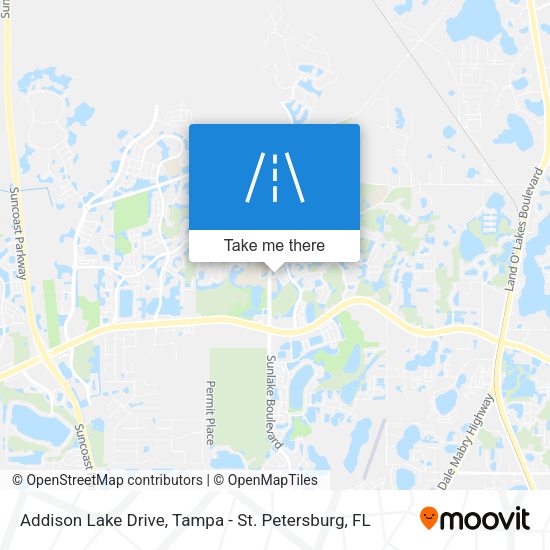 Mapa de Addison Lake Drive