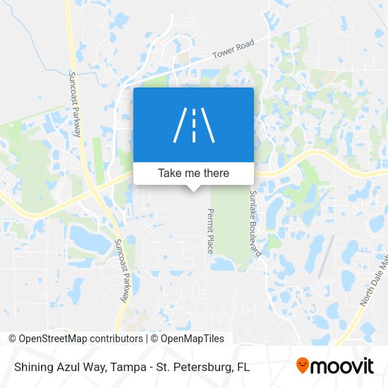 Shining Azul Way map