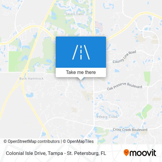 Colonial Isle Drive map
