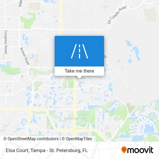 Elsa Court map