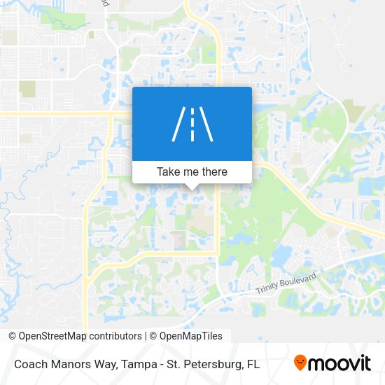Mapa de Coach Manors Way