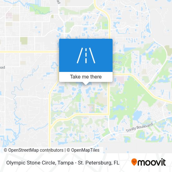 Olympic Stone Circle map
