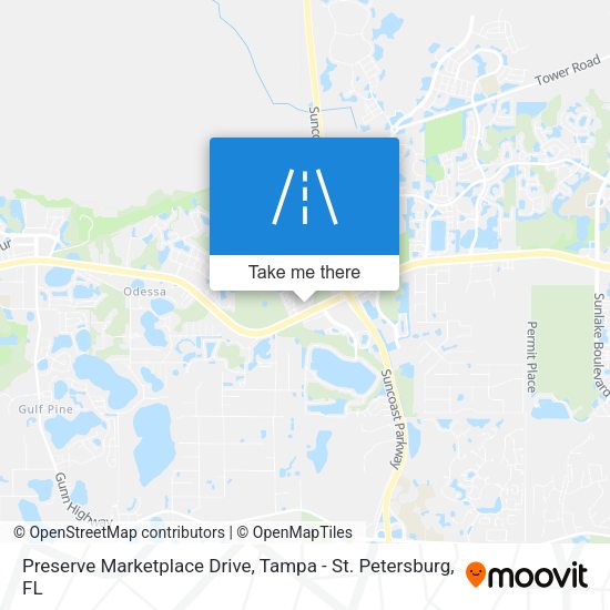 Mapa de Preserve Marketplace Drive