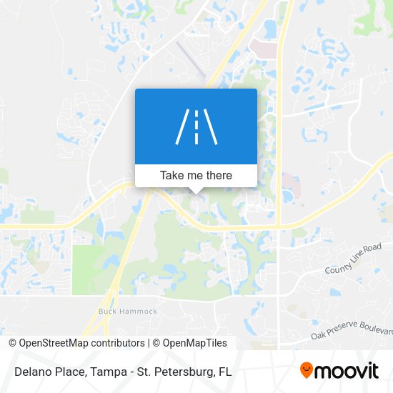 Delano Place map