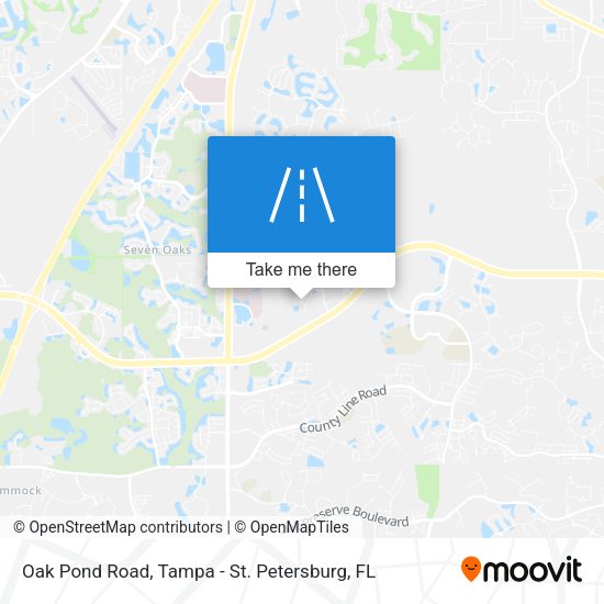 Oak Pond Road map