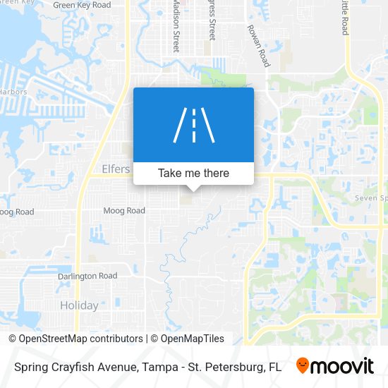 Spring Crayfish Avenue map