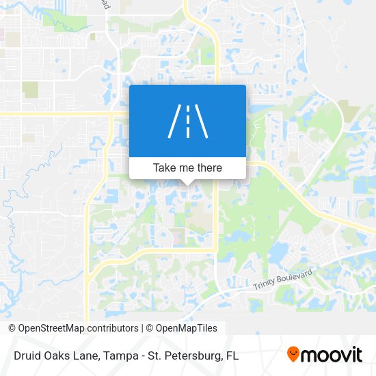Mapa de Druid Oaks Lane