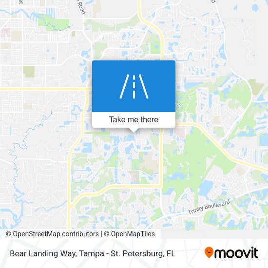 Mapa de Bear Landing Way