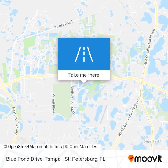 Blue Pond Drive map