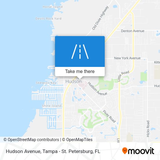 Hudson Avenue map