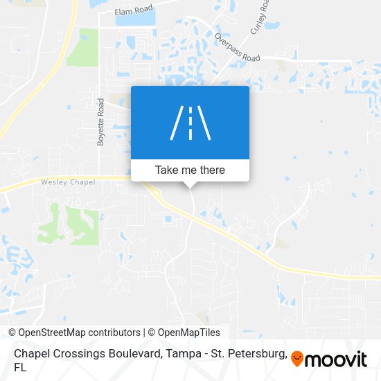 Mapa de Chapel Crossings Boulevard
