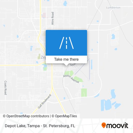 Depot Lake map
