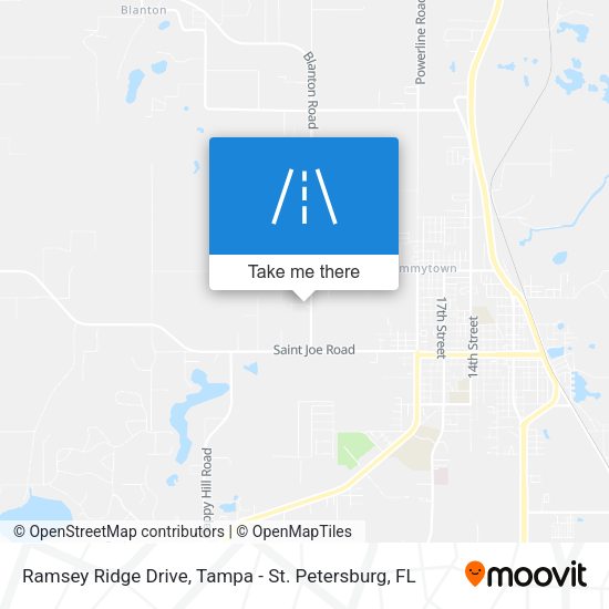 Mapa de Ramsey Ridge Drive