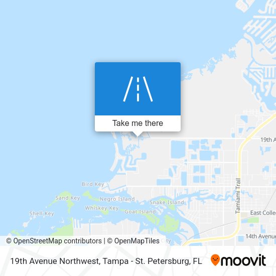 19th Avenue Northwest map