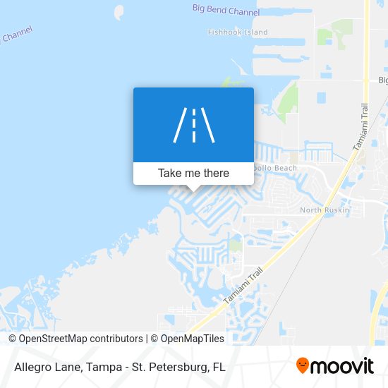 Allegro Lane map