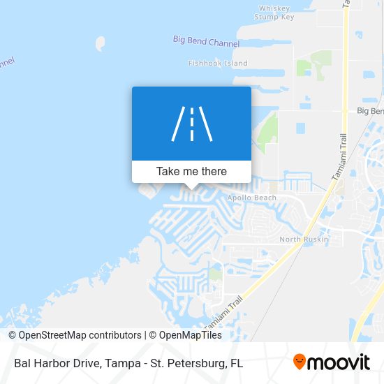 Mapa de Bal Harbor Drive