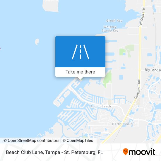 Mapa de Beach Club Lane