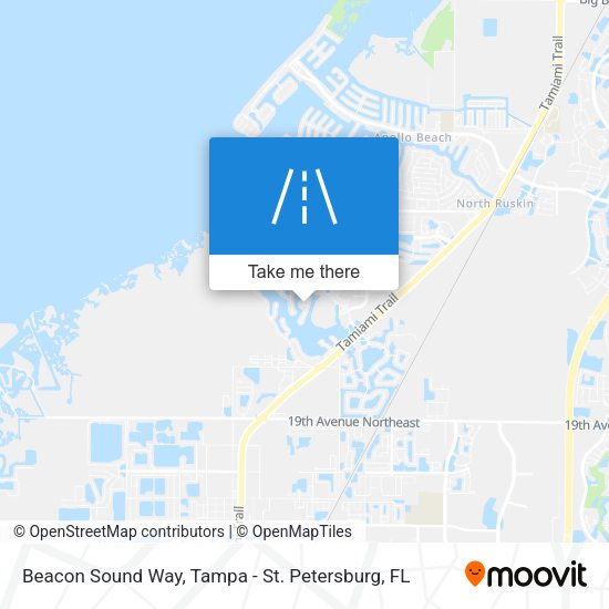 Beacon Sound Way map