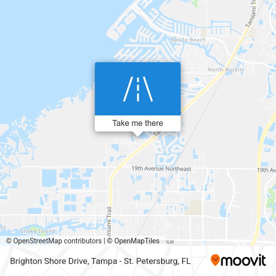 Brighton Shore Drive map