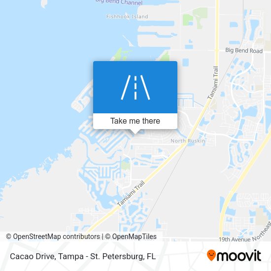 Cacao Drive map