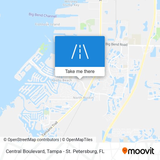 Mapa de Central Boulevard