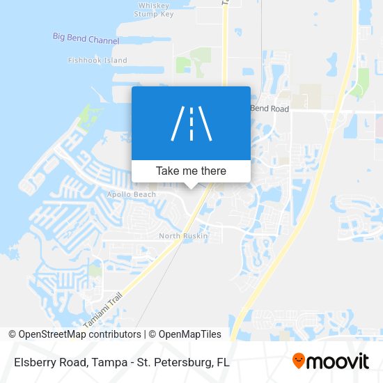 Elsberry Road map