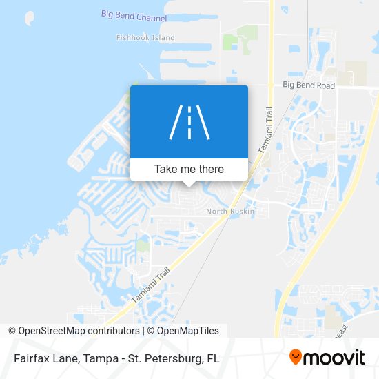 Fairfax Lane map