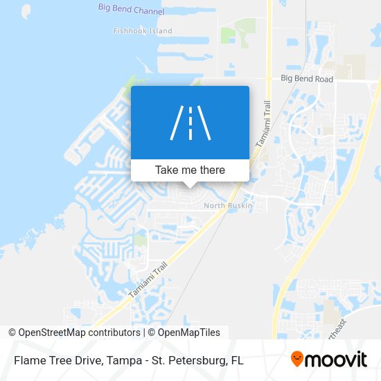 Flame Tree Drive map