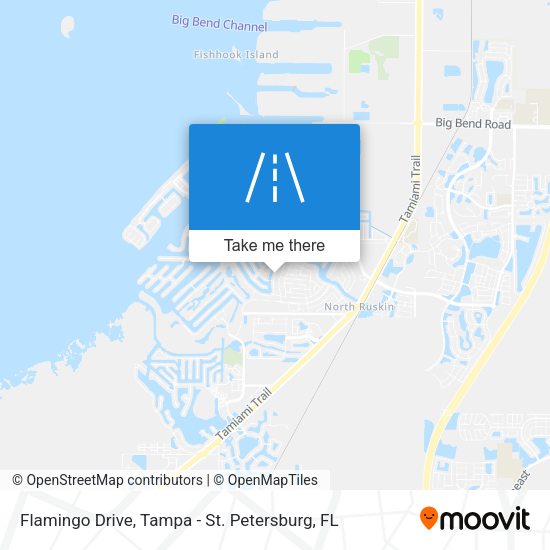 Flamingo Drive map