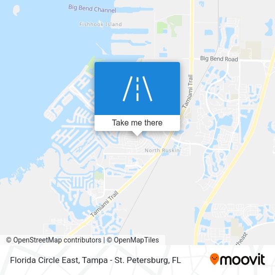 Florida Circle East map