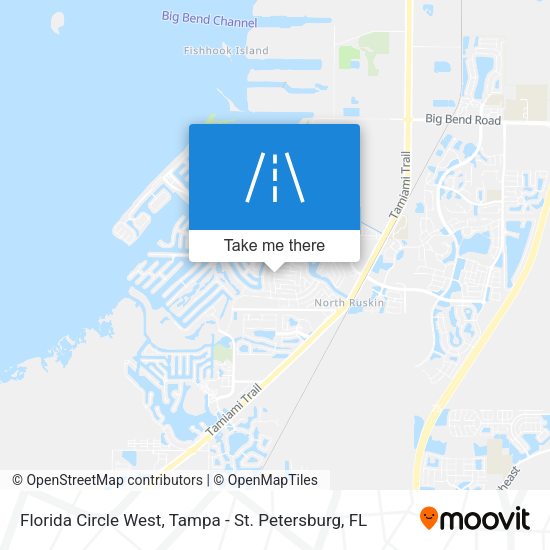 Florida Circle West map