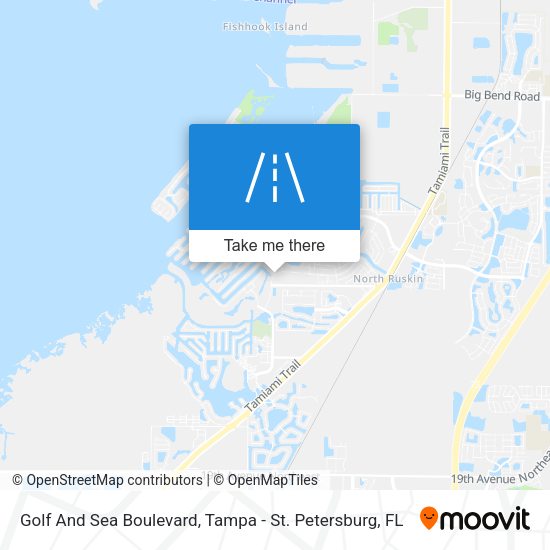 Golf And Sea Boulevard map