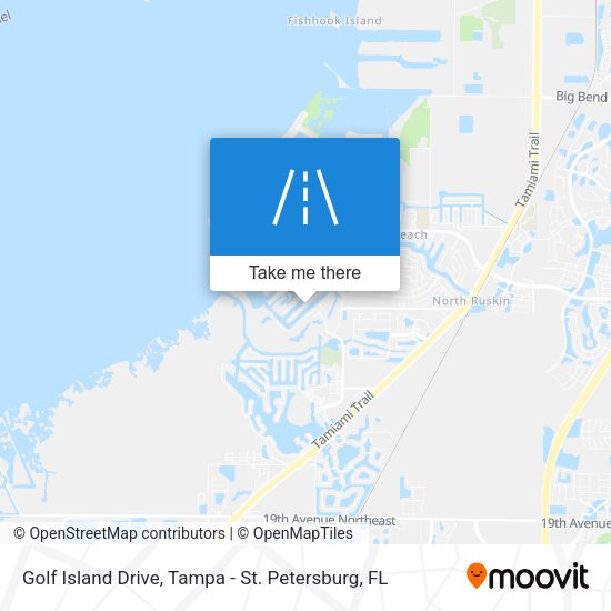 Mapa de Golf Island Drive